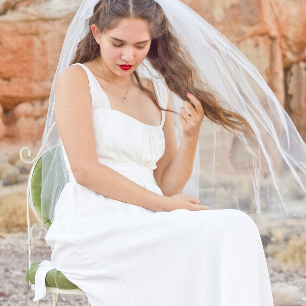 White gown